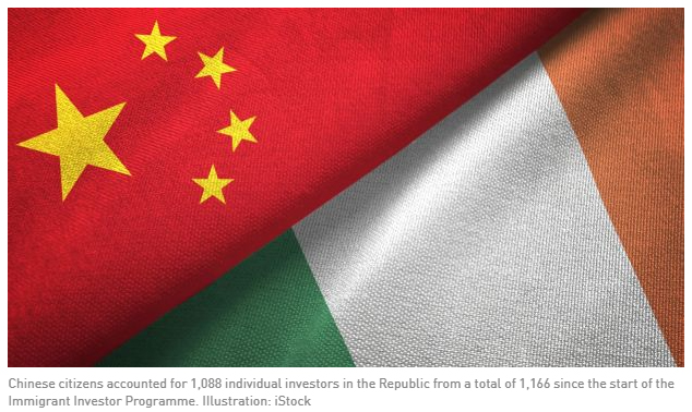 爱尔兰居留计划投资者，中国公民超九成！